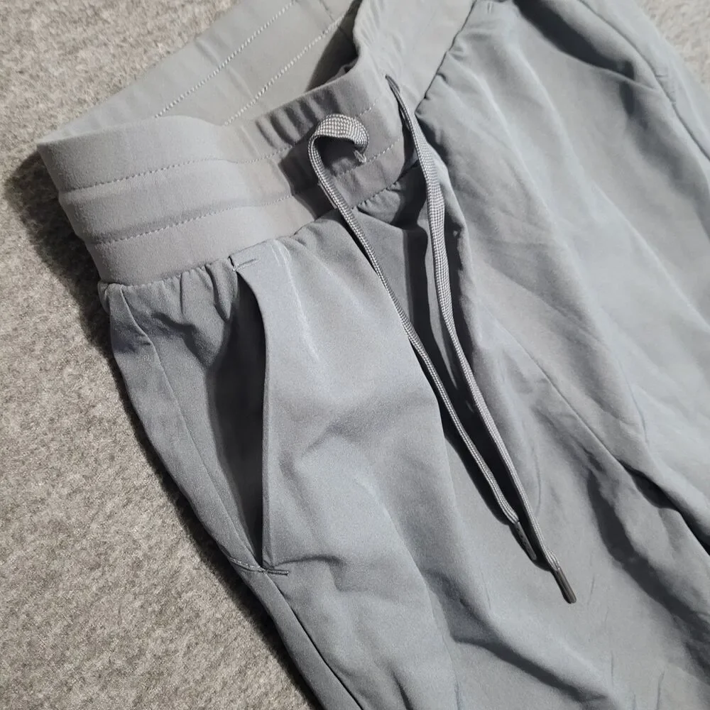 Varsity Spirit Small track pants Zippered Ankles Elastic Waist Gray Cheer dance